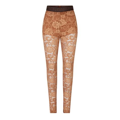 dolce gabbana lace leggings|dg leggings.